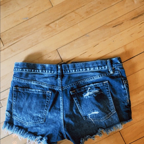 Free people denim shorts. - Picture 2 of 2